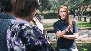 bts - Lisa J Dooley directing 'Ben Is Dead'
