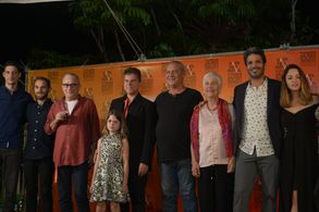 Rivka Bahar, Shmil Ben Ari, Erez Tadmor, Nelly Tagar, and Roy Assaf at an event for The Art of Waiting (2019)