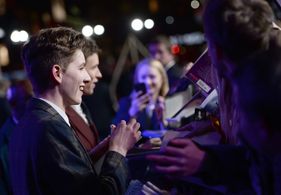 Eddie Redmayne and Joshua Shea