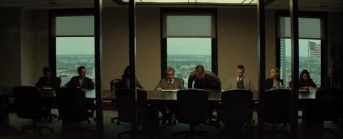 Al Pacino, Josh Duhamel, and Glen Powell in Misconduct (2016)