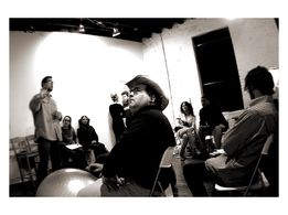 Mick Lauer, Theodore Bouloukos, Aylam Orian, Brenna Palughi, Gretchen Poulos, and Sara Greenfield in Joy Incorporated (2