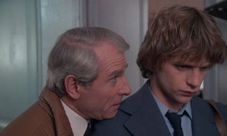 Lucas Belvaux and Jean Poiret in Cop Au Vin (1985)