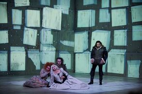 Plácido Domingo, Daniel Barenboim, Anna Netrebko, Marina Prudenskaja, and Gaston Rivero in Il Trovatore (2014)