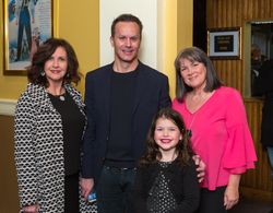 Mark Lund with Paula Dellatte and Carlyne Fournier of Justice Is Mind and Brooke Blahut of Serpentine: The Short Program