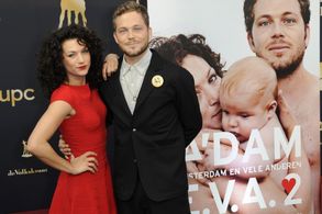 With Eva van de Wijdeven at the premiere of A'dam-E.V.A. 2