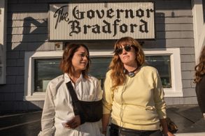 Rebecca Perry Cutter and Monica Raymund in Hightown: #Blessed (2020)