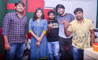 Raj Tarun and Hebah Patel at an event for Andhhagadu (2017)