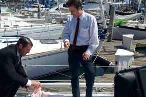 Still of Jordan Lawson and Thomas McCarthy in Coast Mafia