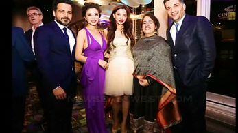 Danis Tanovic, Emraan Hashmi, and Geetanjali Thapa at an event for Tigers (2014)