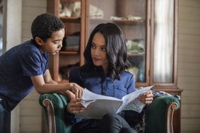 Bianca Lawson and Ethan Hutchison