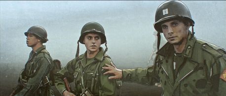 Bradley James, Luca Varsalona, and Felipe Bejarano in The Liberator (2020)