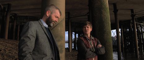 Anthony Mark Streeter and Nathan Hamilton in Ghost (2020)