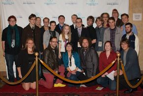 Ryan Plato, Quinn Hester, Jessica Farrell, and Maisie Merlock in Gears (2012)