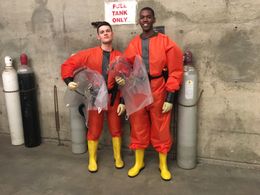 On Set for The Hot Zone