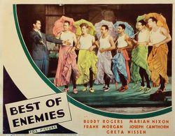 Arno Frey, William Henry, W.E. Lawrence, and Charles 'Buddy' Rogers in Best of Enemies (1933)