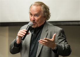 Bruce Henderson at Kepler's Books in Menlo Park, CA.