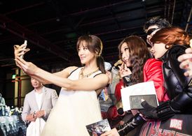 Claudia Kim at an event for Avengers: Age of Ultron (2015)