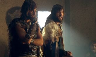 Alfonso Bassave and Javier Rey in Hispania, la leyenda (2010)