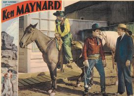 Hooper Atchley, Bob Kortman, Ken Maynard, and Tarzan in Mystery Mountain (1934)