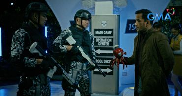 Mark Comiso, Michael V., Neil Ryan Sese, and Daniel Dasalla Bato in Voltes V: Legacy (2023)