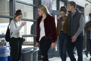 Joey King, Daniela Barbosa, Josephine Langford, and Mitchell Slaggert in Wish Upon (2017)