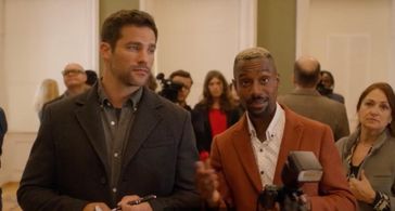 Michael Obiora and Brant Daugherty in Joyeux Noel