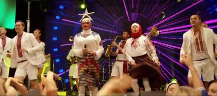 Stanislav Boklan and Volodymyr Zelenskyy in Servant of the People 2 (2016)