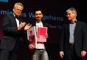 Oliver Tataru at an event for Anatomy of a Departure (2012)