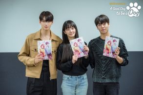 Cha Eun-Woo, Lee Hyun-woo, and Park Gyuyoung in A Good Day to be a Dog (2023)