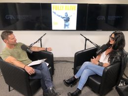 R. Brandon Johnson interviews guest Rachel Brill for 