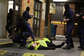 Ben Loyd-Holmes and Tom Benedict Knight in He Who Dares (2014)