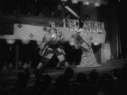 Tokusaburo Arashi and Shôtarô Hanayagi in The Story of the Last Chrysanthemum (1939)