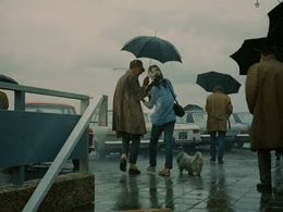 Jacques Tati and Maria Kimberly in Trafic (1971)