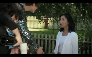 Bo Burnham and Anna Moon in Zach Stone is Gonna be Famous