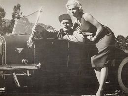 Judy Bamber and Frank Gorshin in Dragstrip Girl (1957)