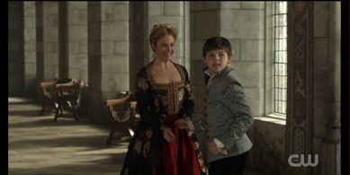 Megan Follows and Tomaso Sanelli in Reign (2013)