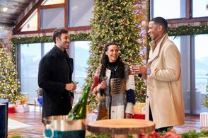 Danny Escalante, Markelle Smith, and Amanda Grace Jenkins in 12 Dates of Christmas (2020)
