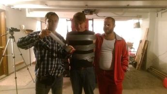 Greggory Bogëv Lodin, Michael Lakota Dillon, and Kyle Robins in A Final Hit (2015)