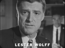 Sean Allan Krill as Lester Wolff and Nigél Thatch as Malcolm X in Godfather of Harlem - 
