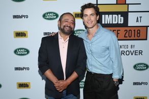 Matt Bomer and Alejandro Patiño at an event for Papi Chulo (2018)
