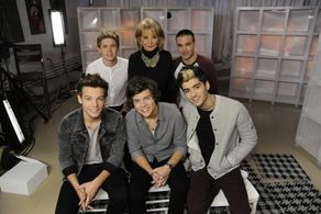 Barbara Walters, Harry Styles, Niall Horan, One Direction, and Louis Tomlinson in The Barbara Walters Summer Special (19