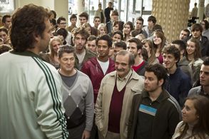 Patrick Huard, Igor Ovadis, and Dominic Philie in Starbuck (2011)