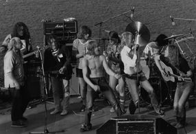 Ismo Alanko, Juice Leskinen, and Martti Syrjä in The Saimaa Gesture (1981)