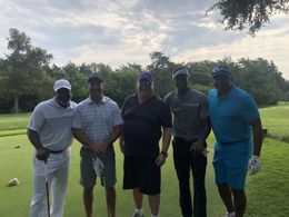 Emmitt Smith, Marty Turco, Steve Stodghill, Jason Terry and Tim Brown