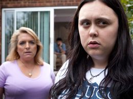 Claire Rushbrook, Bamshad Abedi-Amin, and Sharon Rooney in My Mad Fat Diary (2013)