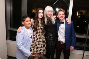 Beth LaMure, Kyle Red Silverstein, Sterling Jerins, and Nick Gore in Daisy Winters (2017)