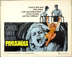 Carroll Baker, Lou Castel, and Colette Descombes in Paranoia (1969)