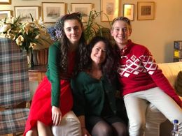 Behind the scenes with Jake Satow, Wendy Faraone, and Rachel Gilchrist on the set of The First Noelle.