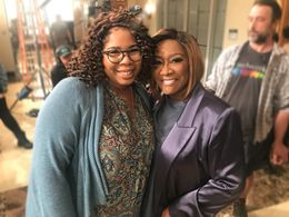 Chevonne Hughes as “Karine” and Patti Labelle as “Maxine Patterson” on OWN’s “Greenleaf”