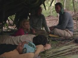 Stephenie LaGrossa, Morgan McDevitt, Rafe Judkins, and Brian Corridan in Survivor (2000)